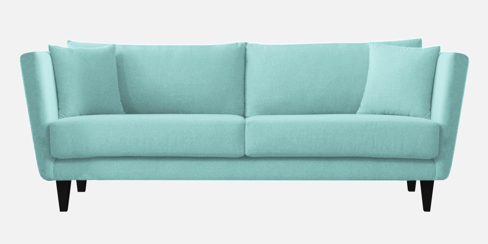 Norway Velvet 3 Seater Sofa In Barmunda Aqua Colour - Febonic Living