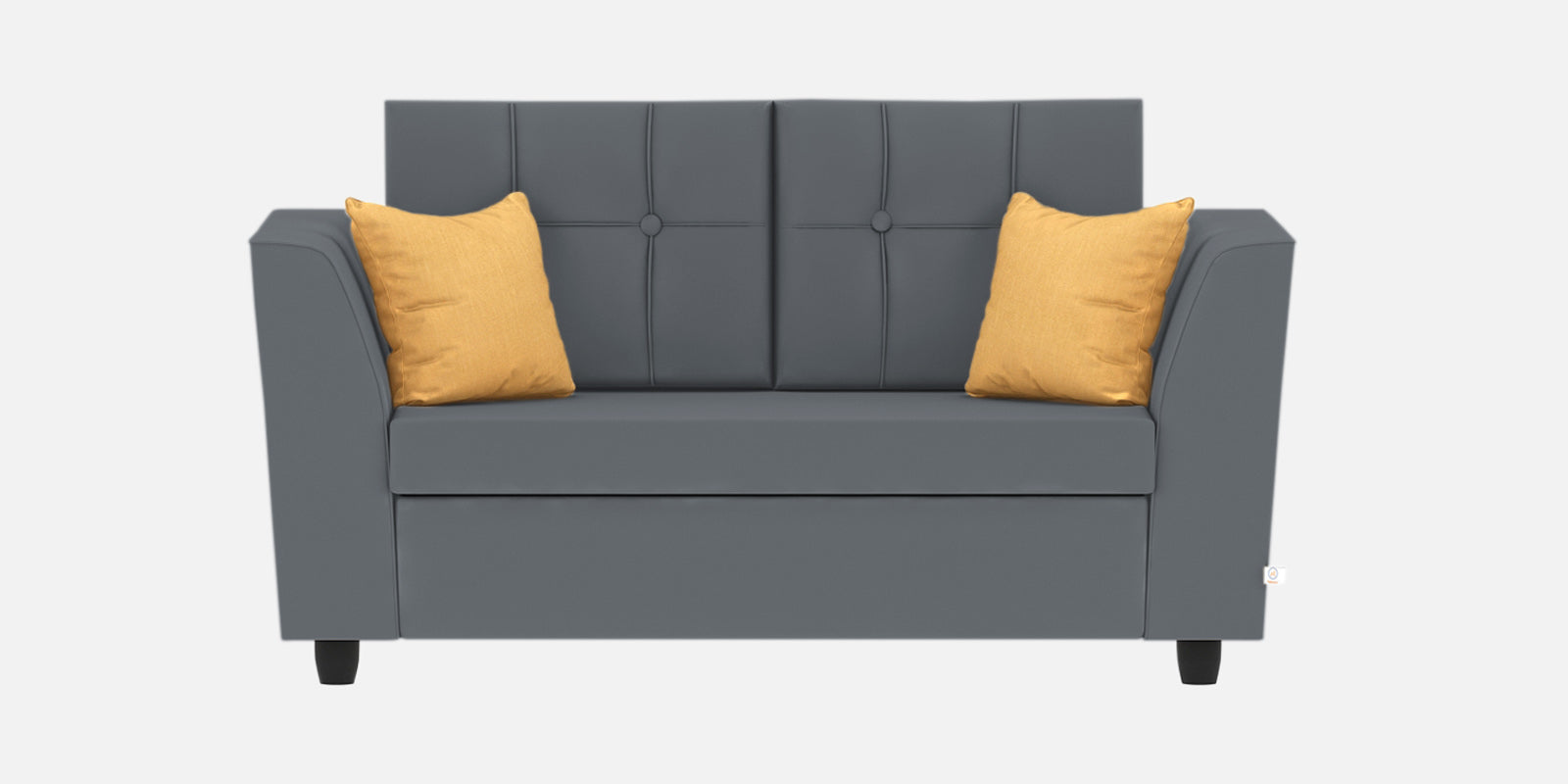 Nestin Velvet 2 Seater Sofa In Pubble Grey Colour - Febonic Living