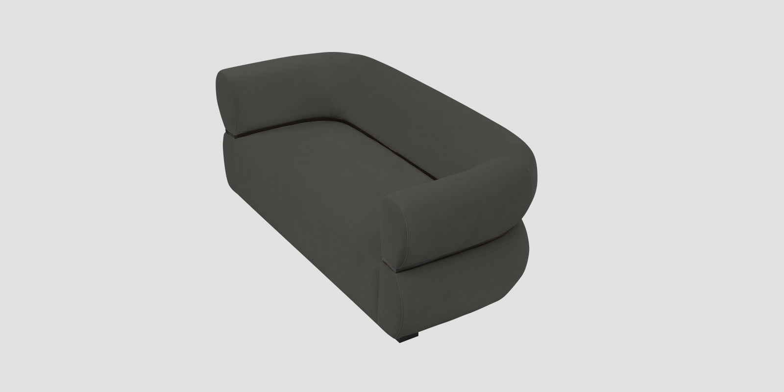 Kula Velvet 2 Seater Sofa In Hory Grey Colour - Febonic Living