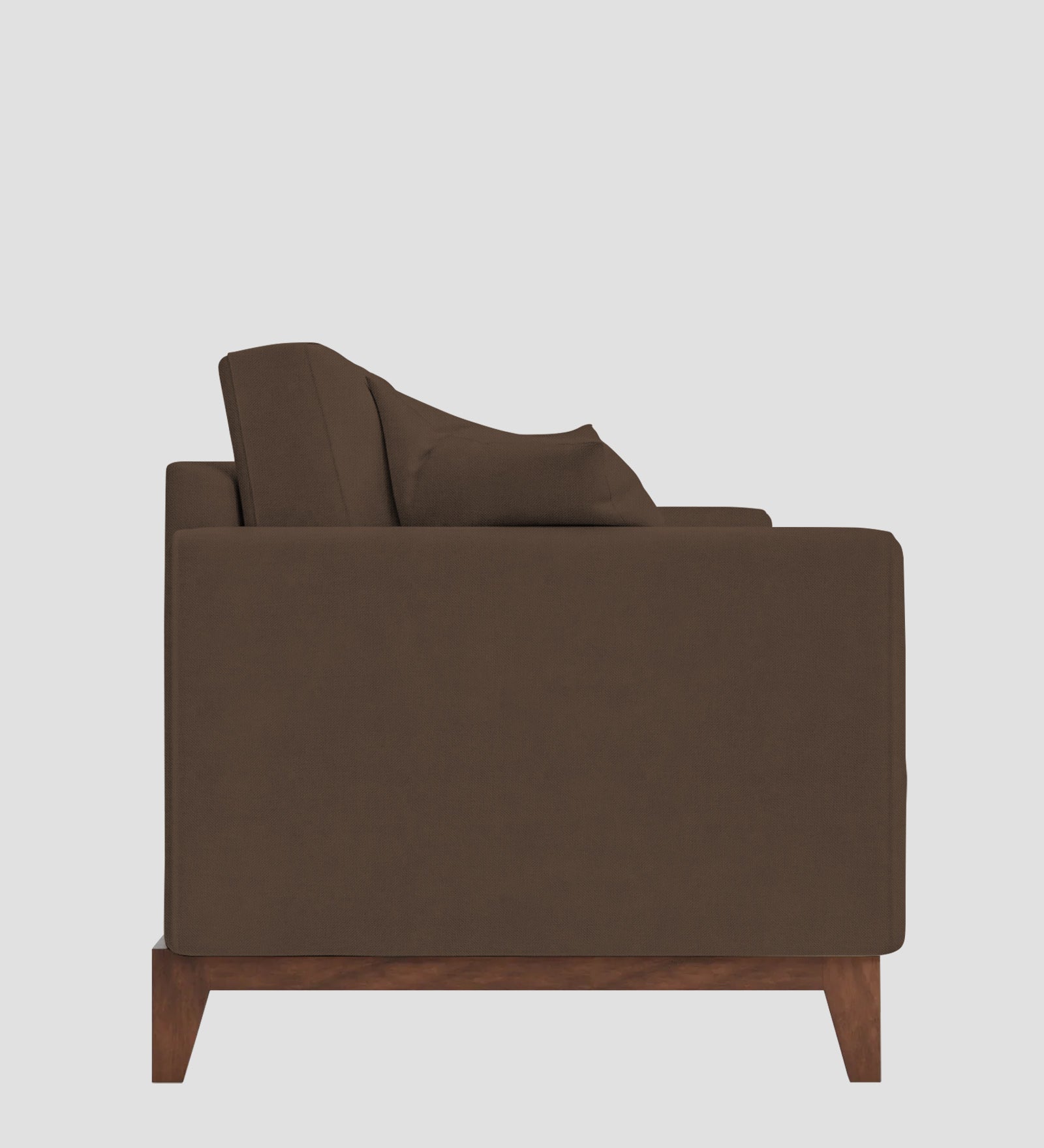 Luca Fabric 1 Seater Sofa In Rosy Brown Colour - Febonic Living