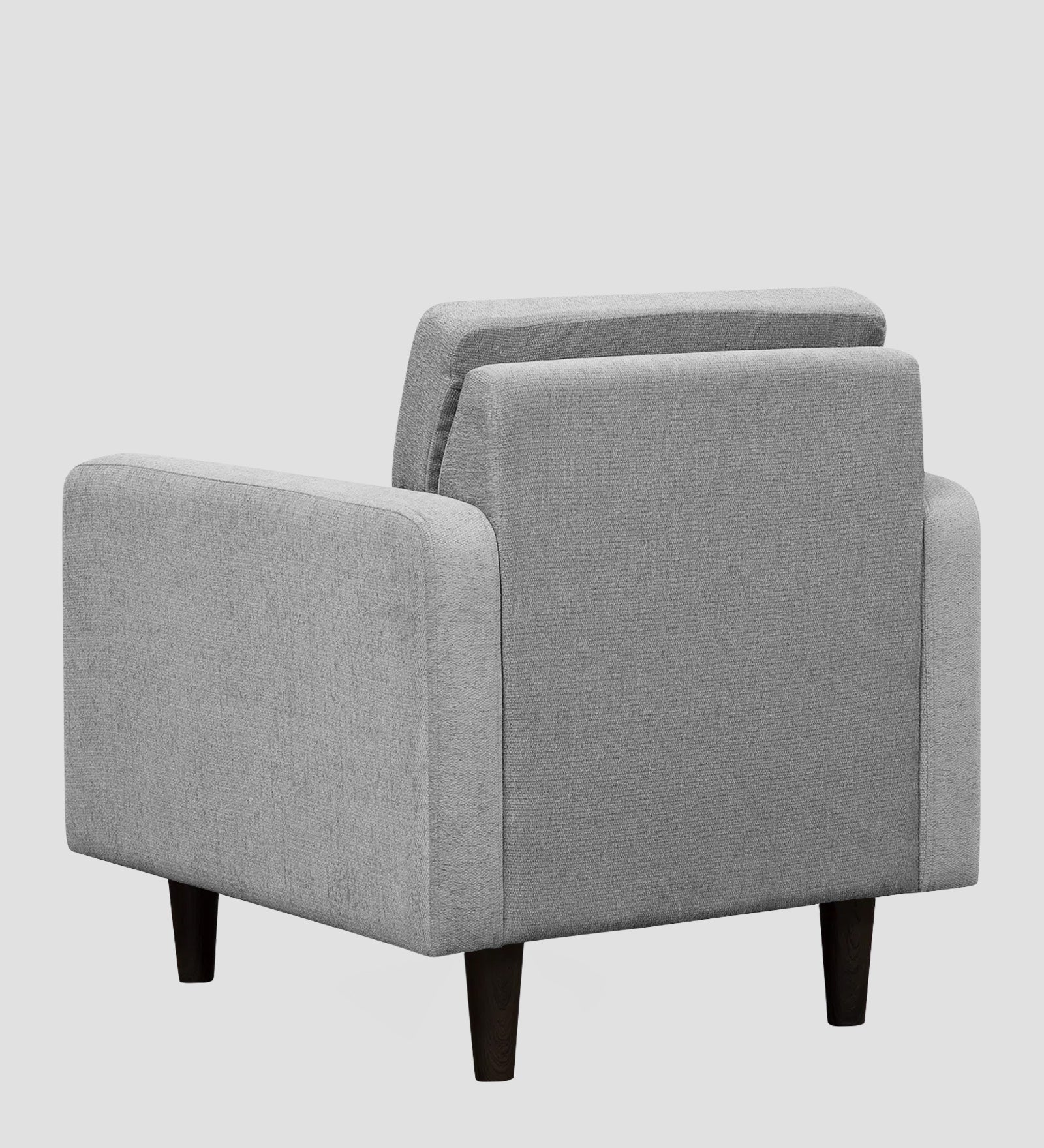 Noha Fabric 1 Seater Sofa In Lit Grey Colour - Febonic Living
