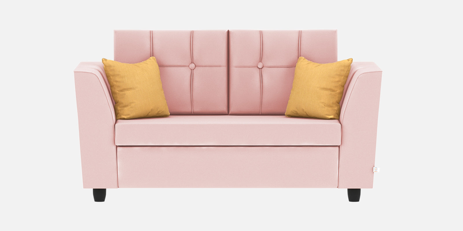 Nestin Velvet 2 Seater Sofa In Millennial Pink Colour - Febonic Living