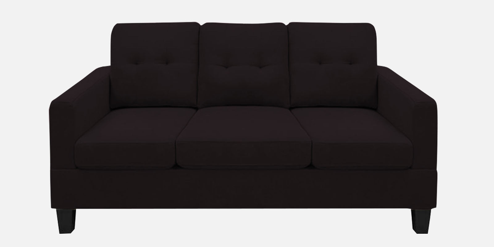 Thomas Fabric 3 Seater Sofa In Cara Brown Colour - Febonic Living