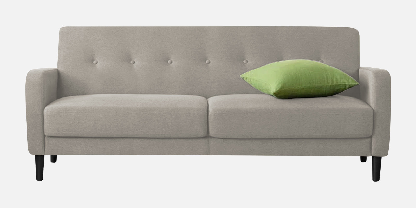 Marq Fabric 3 Seater Sofa In Ash Grey Colour - Febonic Living