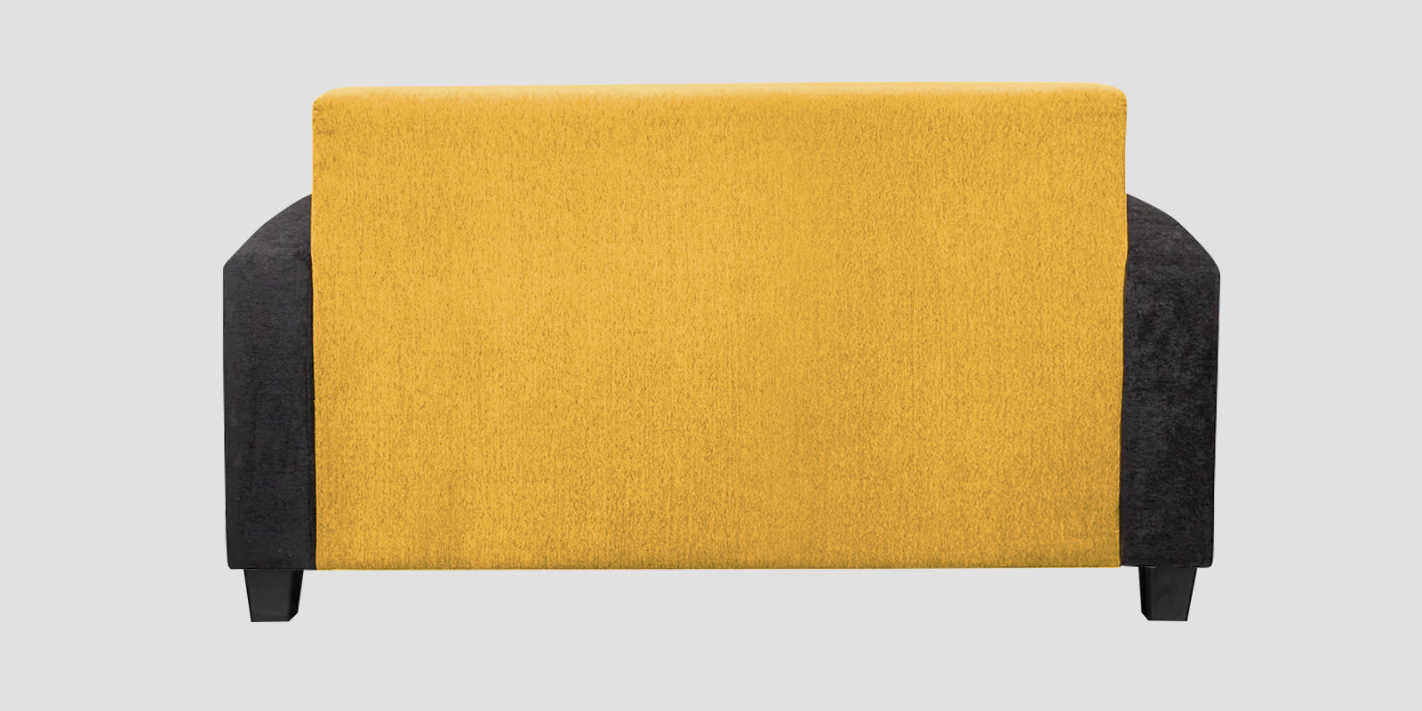 Alex Fabric 2 Seater Sofa In Bold Yellow Colour - Febonic Living