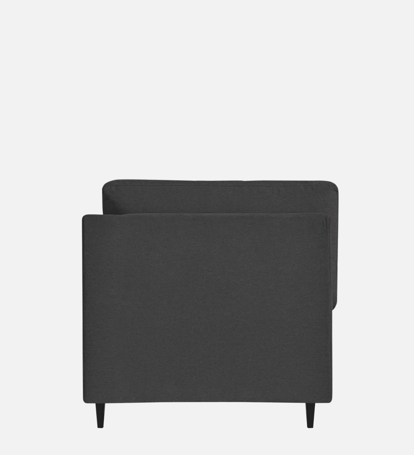 Jonze Velvet LHS Chaise Lounger In Davy Grey Colour - Febonic Living