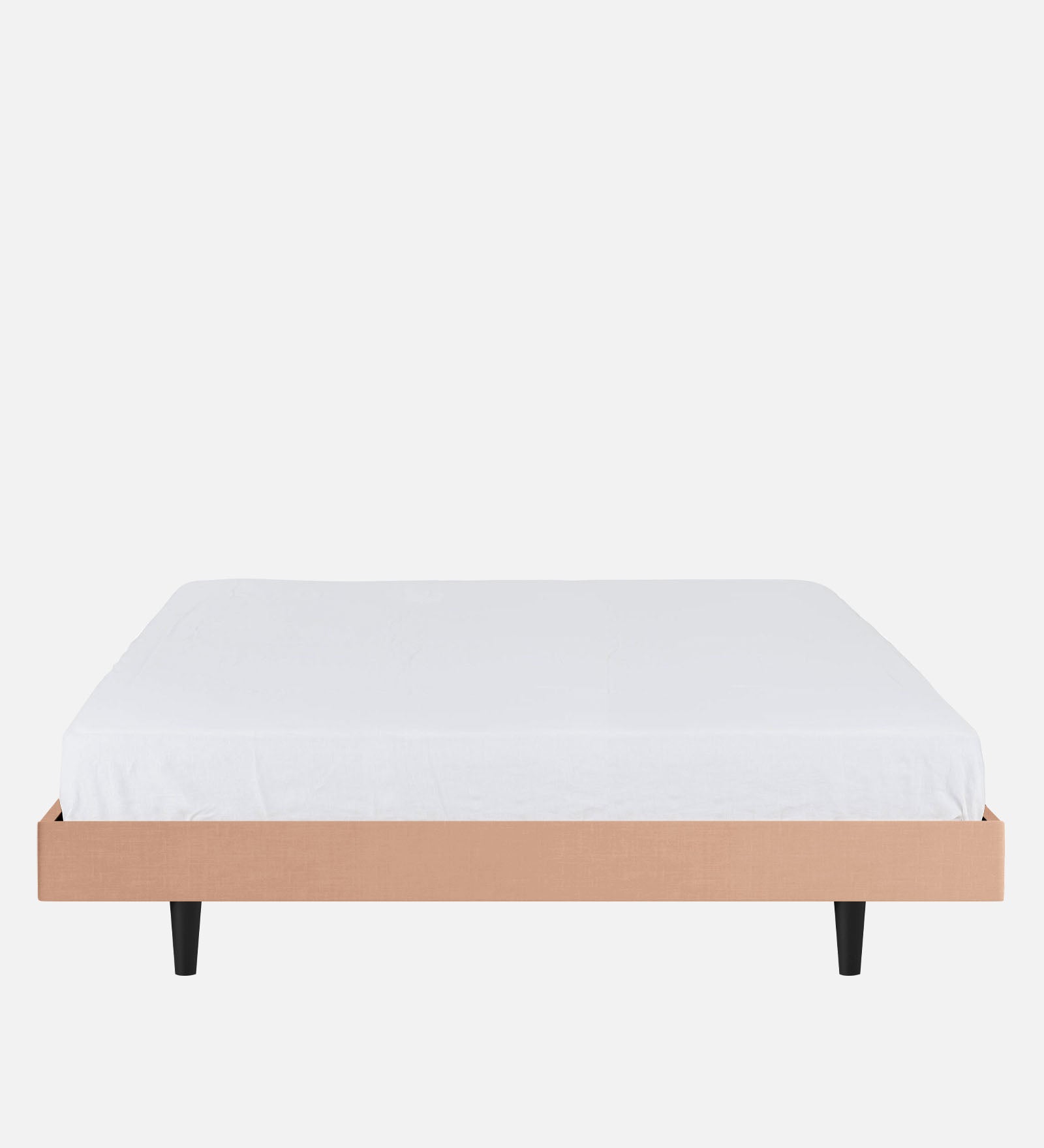 Basi Fabric Queen Size Bed In Cosmic Beige Colour - Febonic Living