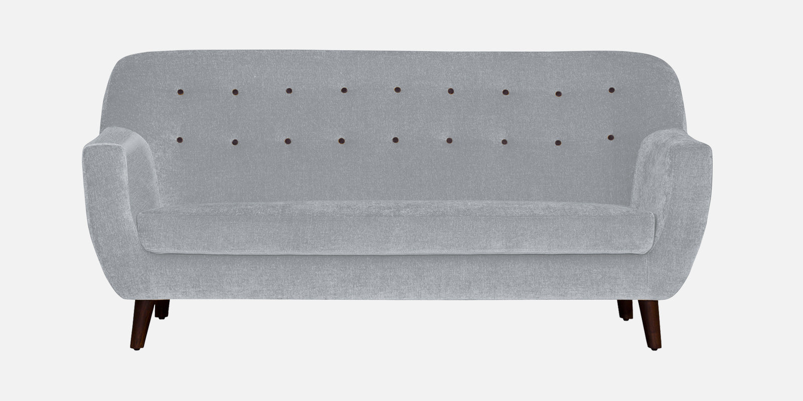 German Fabric 3 Seater Sofa In Coin Grey Colour - Febonic Living