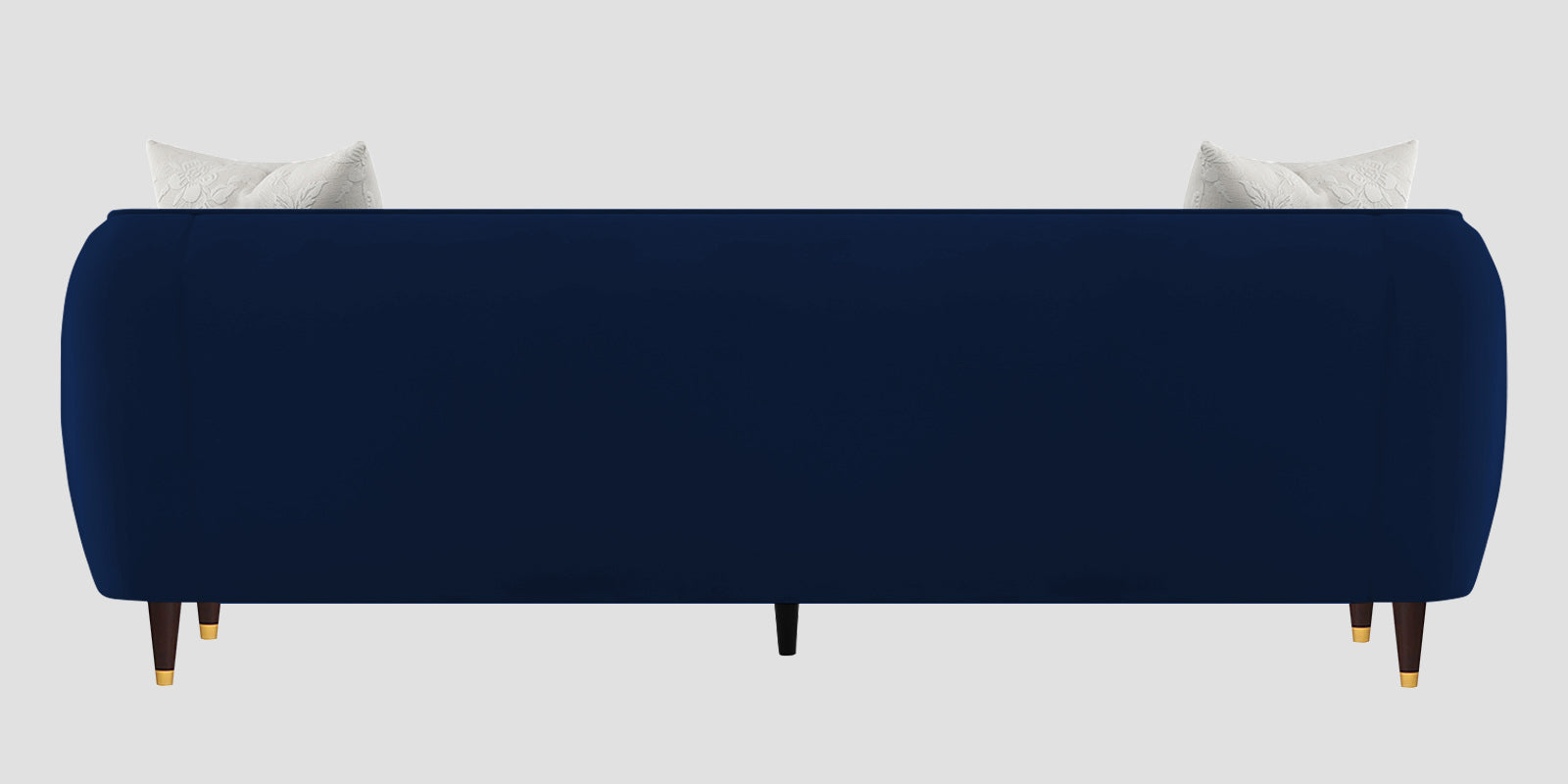 Hairo Velvet 3 Seater Sofa In Imperial Blue Colour - Febonic Living