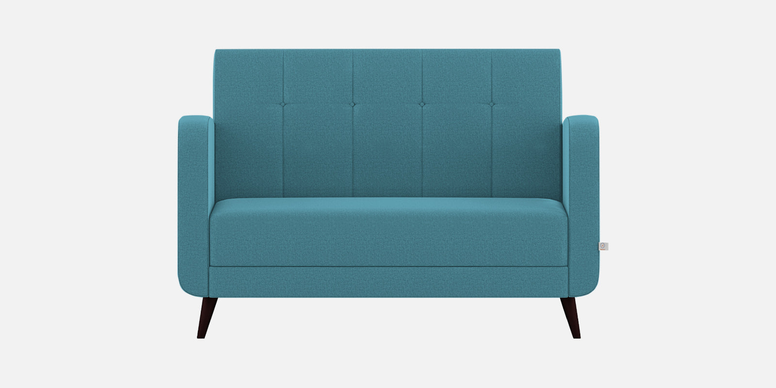 Wiki Velvet 2 Seater Sofa In Aqua Blue Colour - Febonic Living