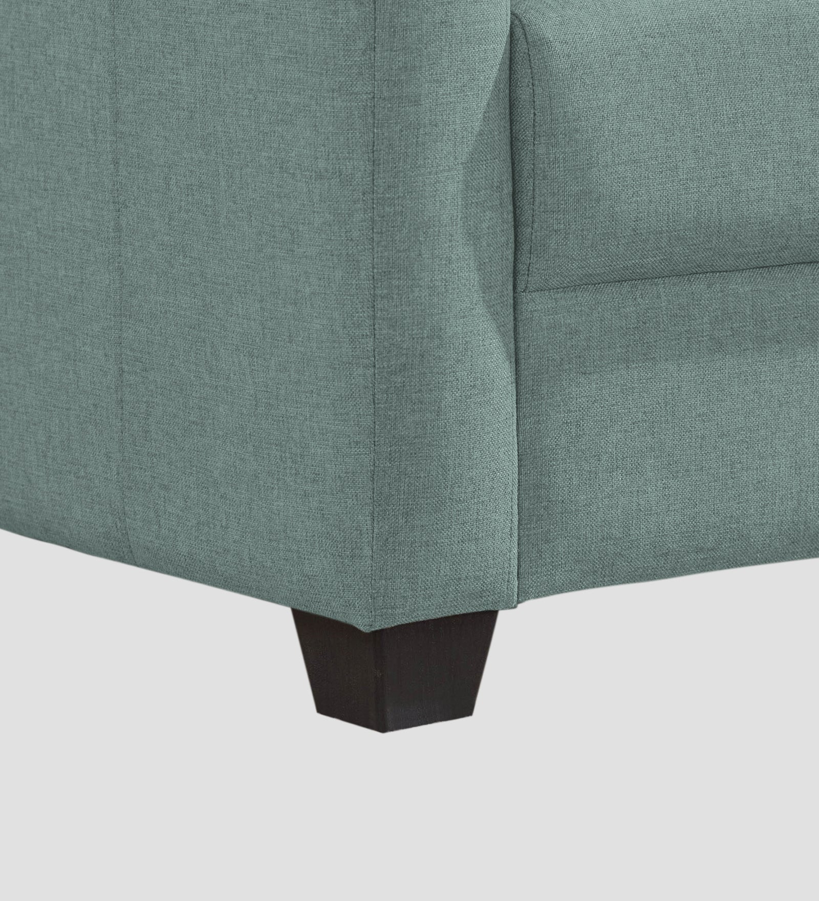 Devo Fabric 1 Seater Sofa In Suka Blue Colour - Febonic Living