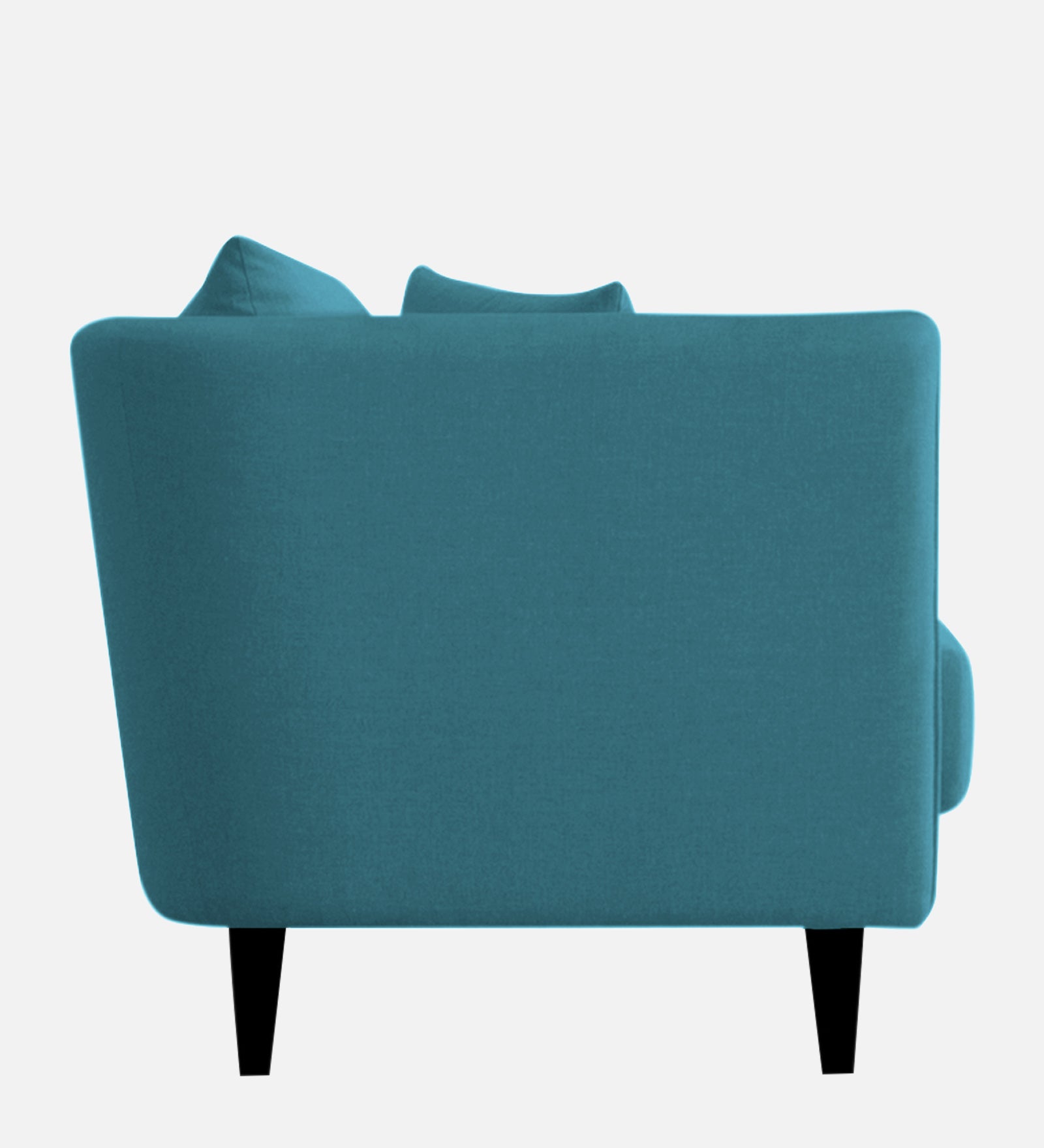 Norway Velvet 1 Seater Sofa In Aqua Blue Colour - Febonic Living