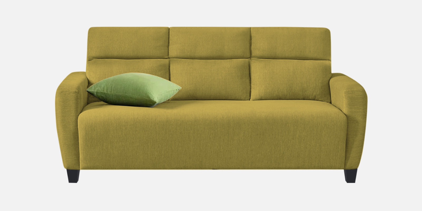 Bakadi Fabric 3 Seater Sofa in Parrot Green Colour
