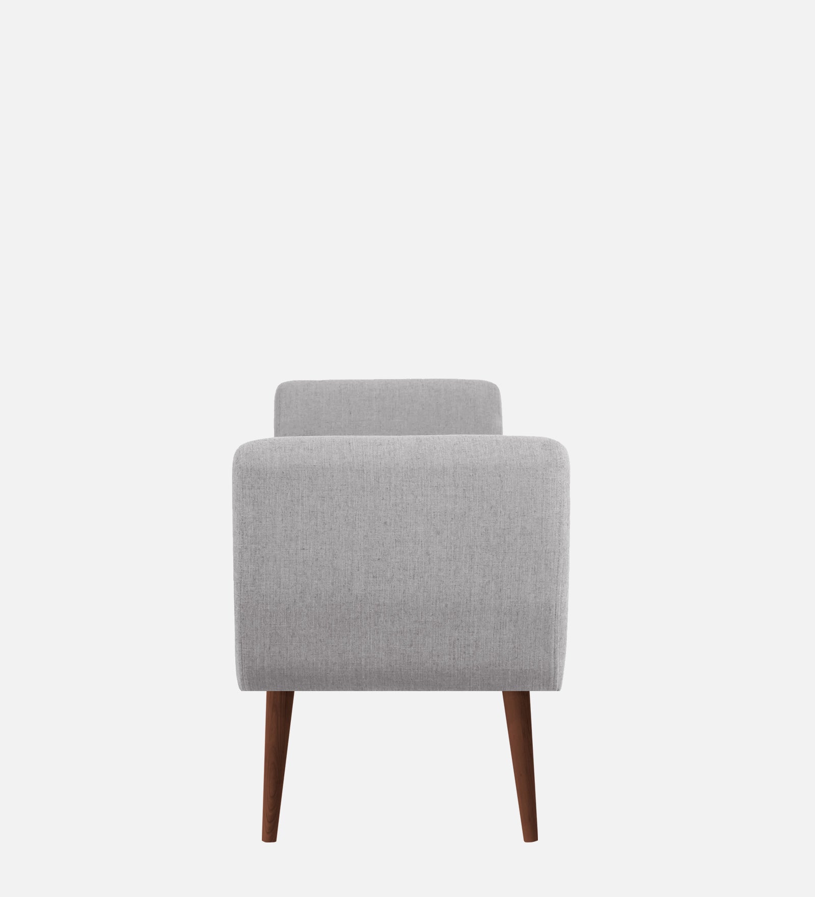 Cartes Velvet Bench In Concrete Grey Colour - Febonic Living