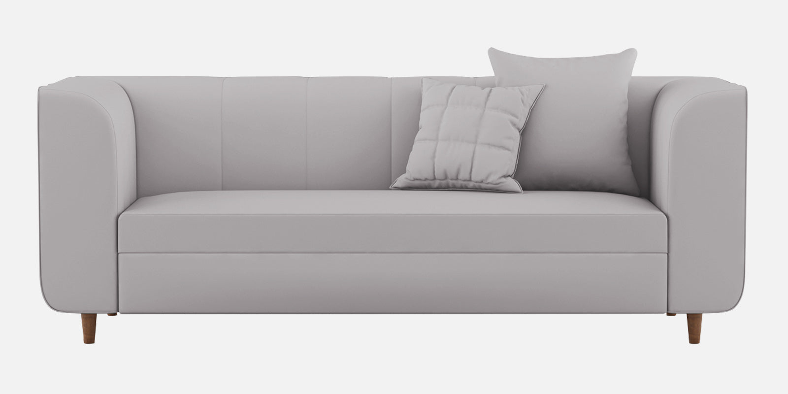 Sumo Velvet 3 Seater Sofa In Concrete grey Colour - Febonic Living