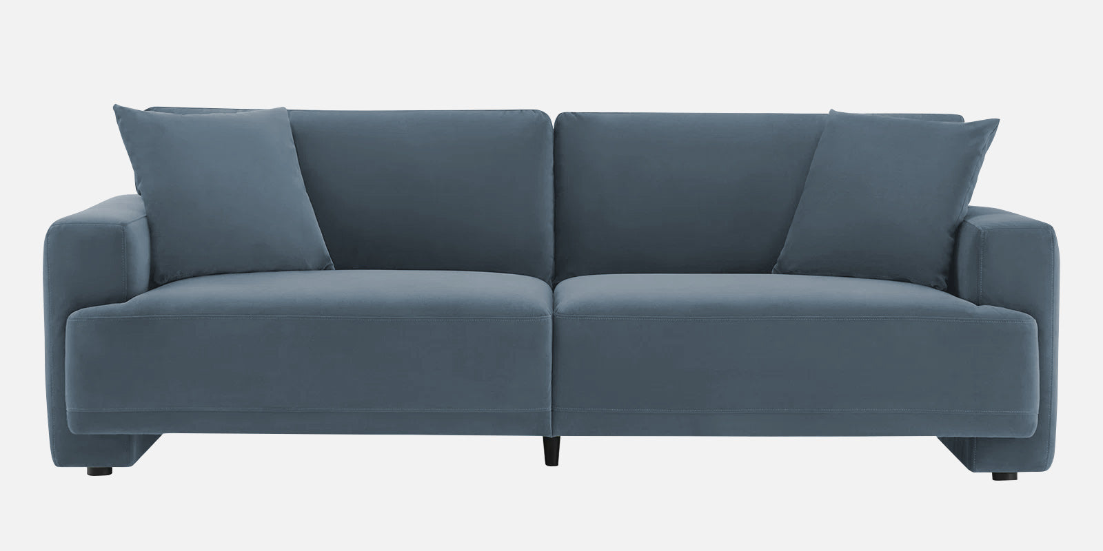 Kosta Velvet 3 Seater Sofa In Oxford Blue Colour - Febonic Living