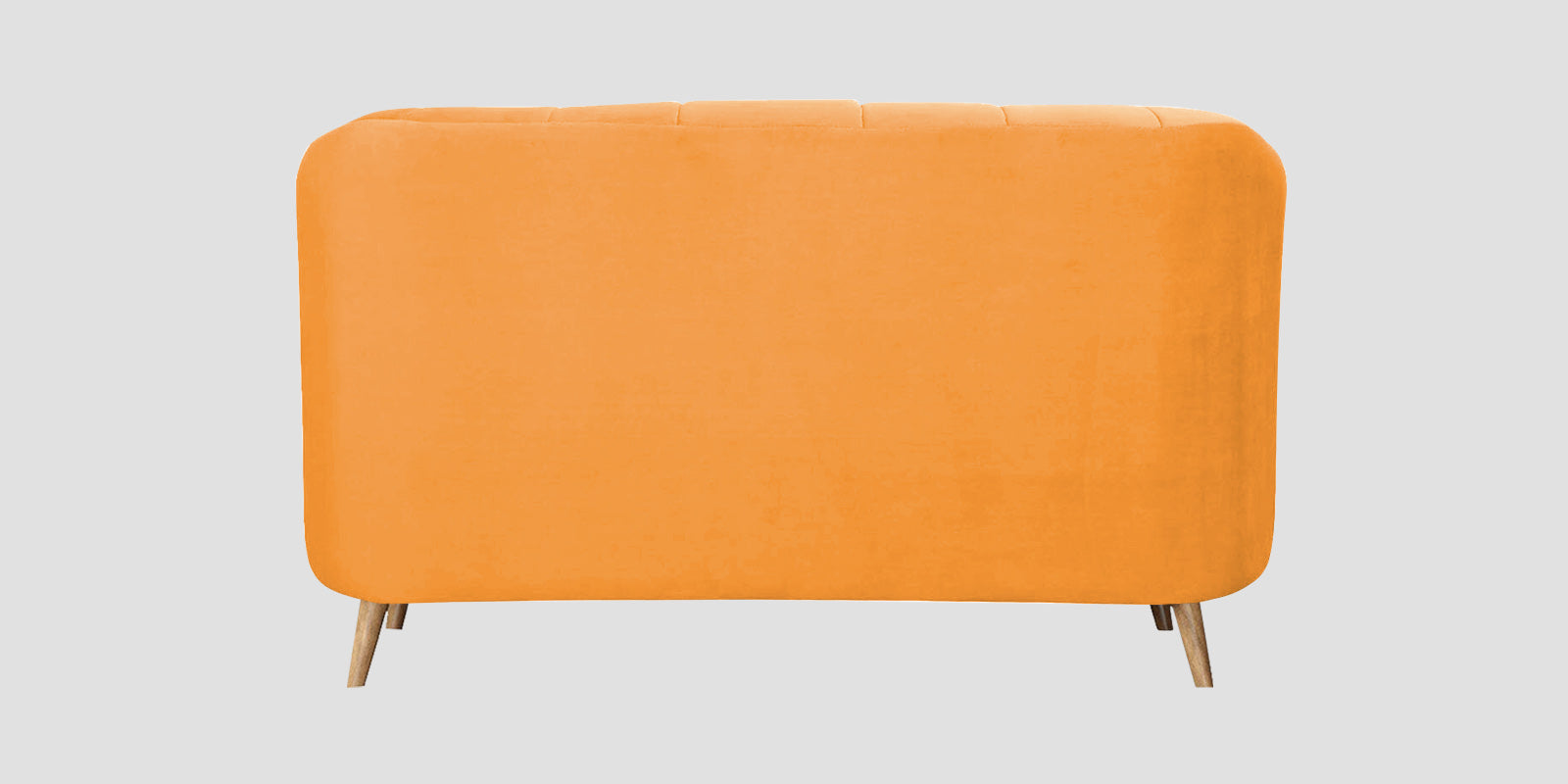 Kaylee Velvet 2 Seater Sofa In Tangerine orange Colour - Febonic Living