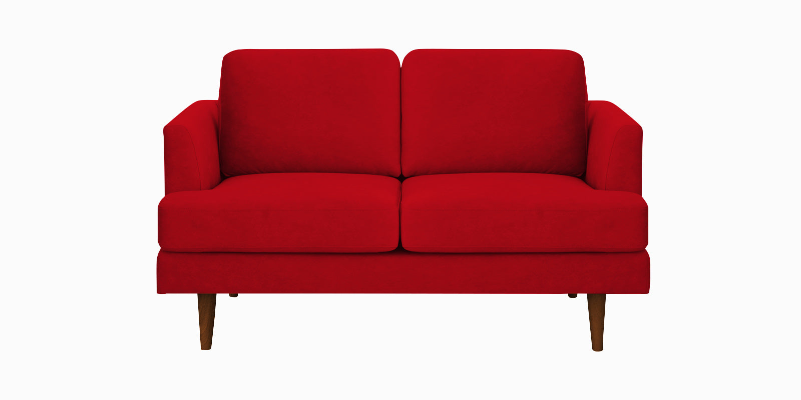 Motra Velvet 2 Seater Sofa In Berry Maroon Colour - Febonic Living