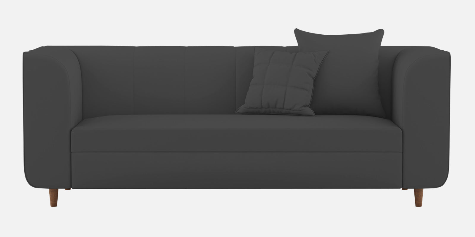 Sumo Velvet 3 Seater Sofa In Davy grey Colour - Febonic Living