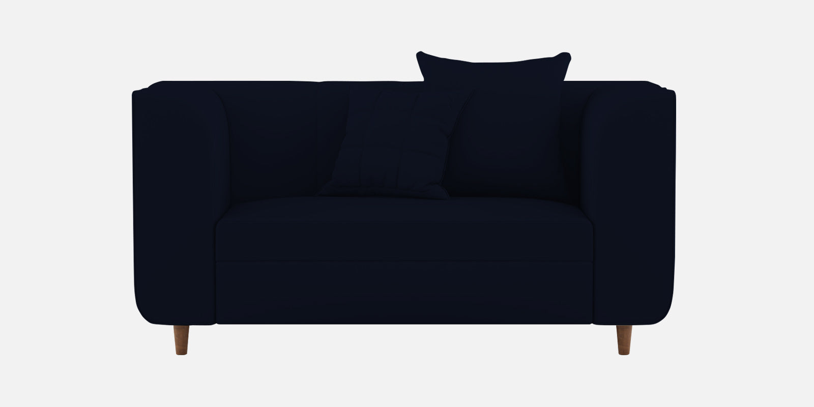 Sumo Velvet 2 Seater Sofa In Dark Blue Colour - Febonic Living