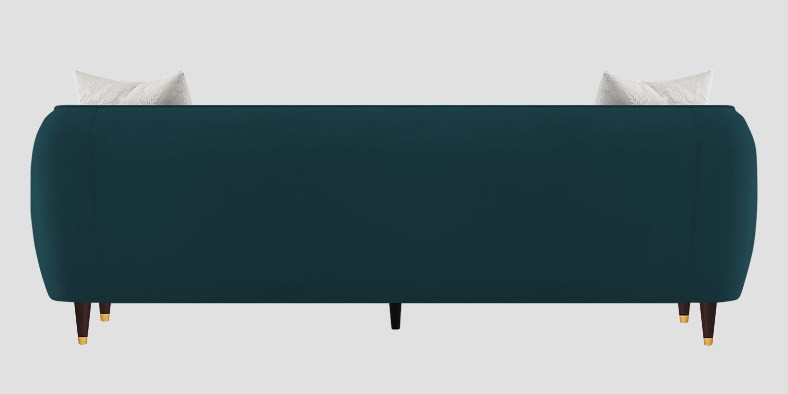 Hairo Velvet 3 Seater Sofa In Arabian Green Colour - Febonic Living