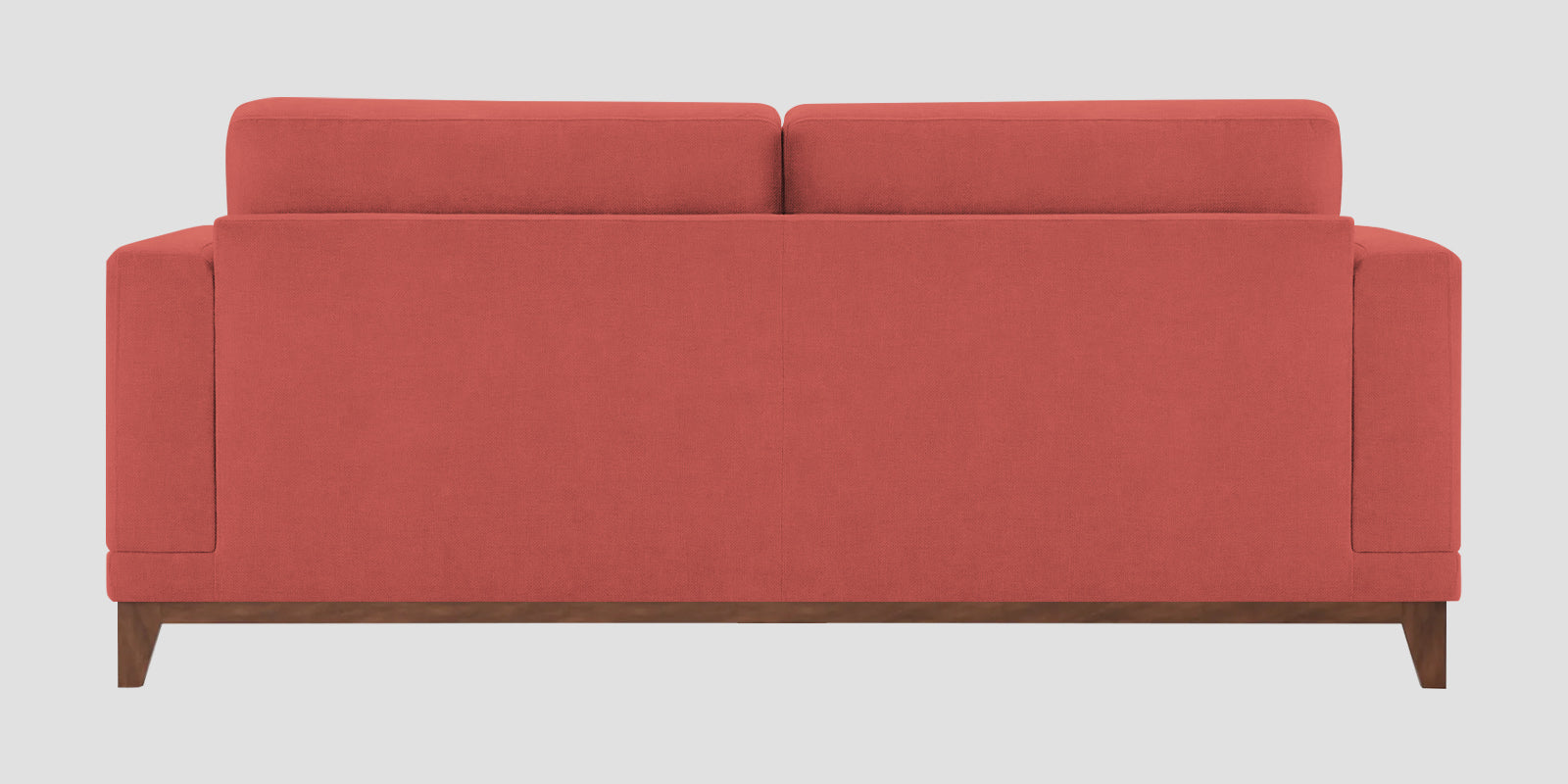 Esha Fabric 2 Seater Sofa In Salmon Pink Colour - Febonic Living
