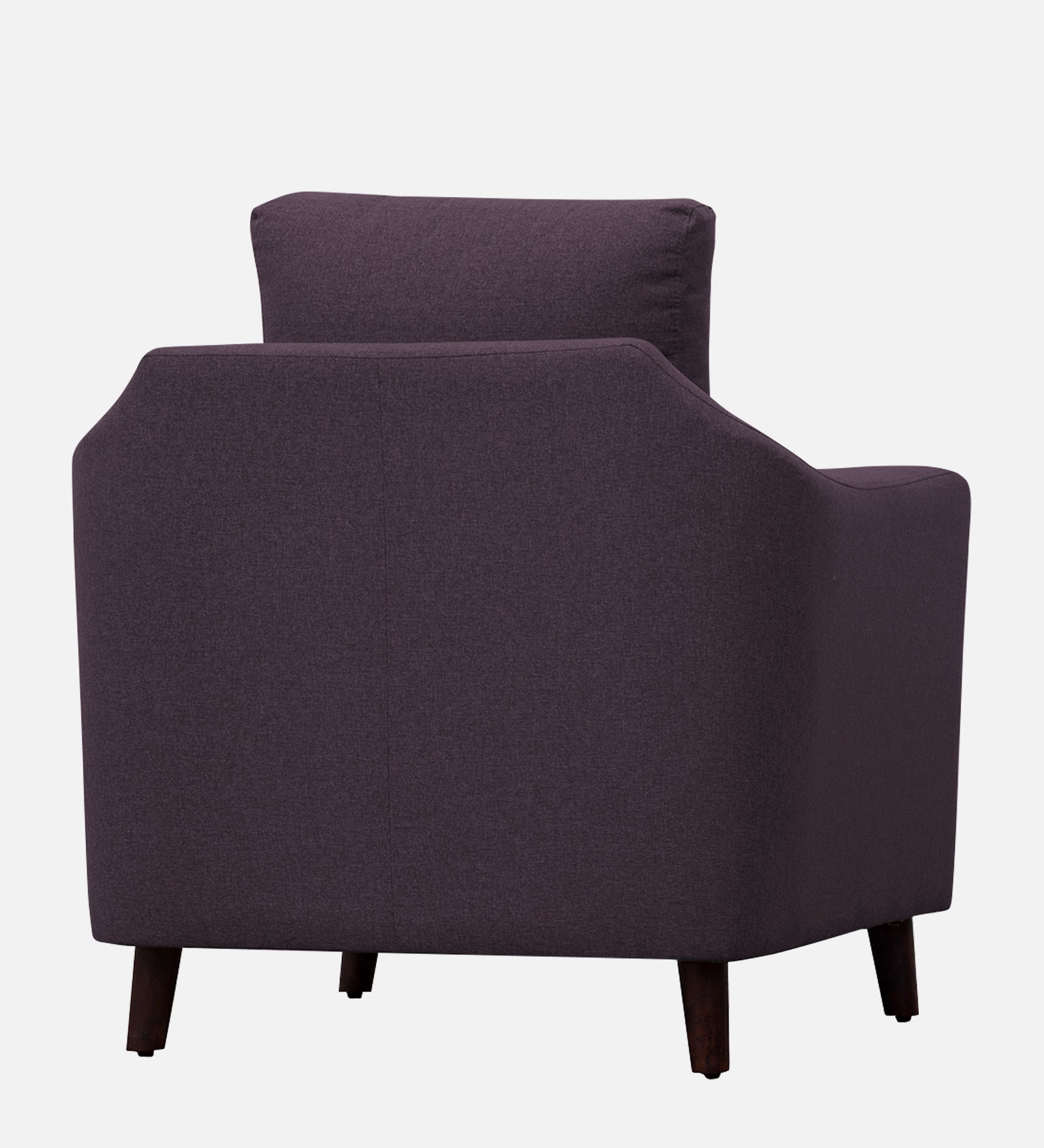 Kevin Fabric 1 Seater Sofa In Greek Purple Colour - Febonic Living