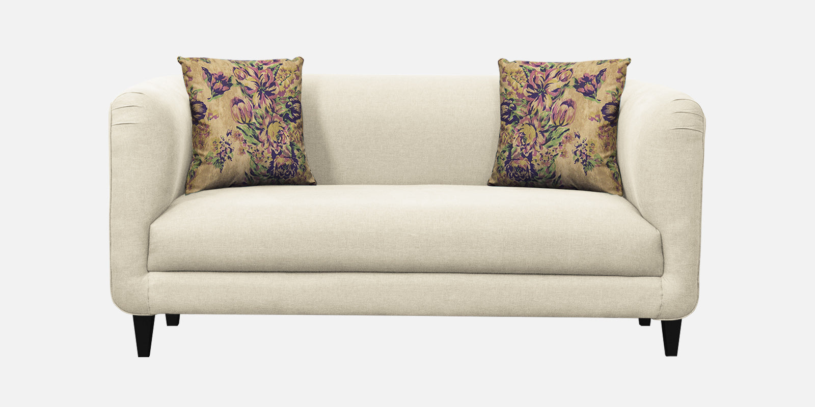 Niki Fabric 2 Seater Sofa in Ivory Cream Colour