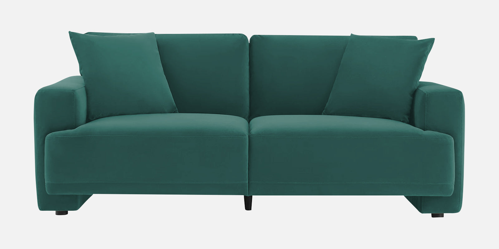 Kosta Velvet 2 Seater Sofa In Pine Green Colour - Febonic Living