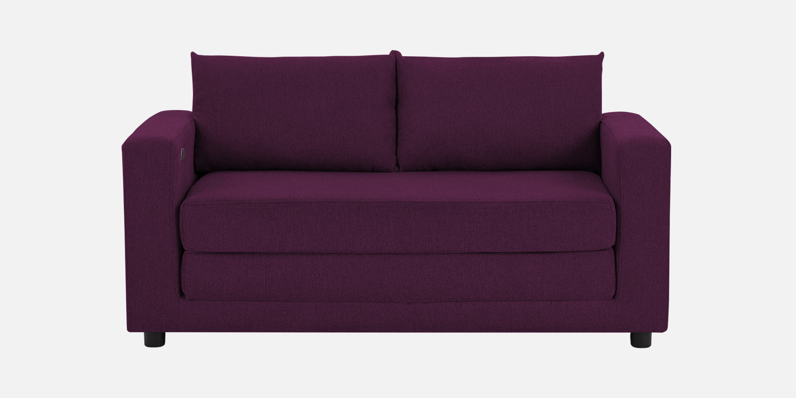 Roman Fabric 3 Seater Convertable Sofa Cum Bed in Greek Purple Colour With Portable
