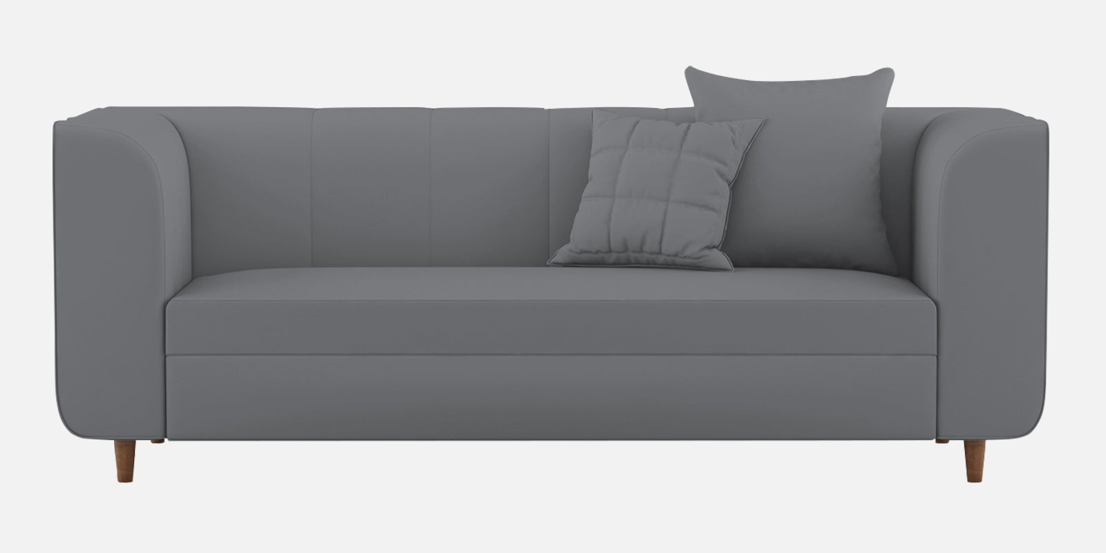 Sumo Velvet 3 Seater Sofa In Pubble Grey Colour - Febonic Living