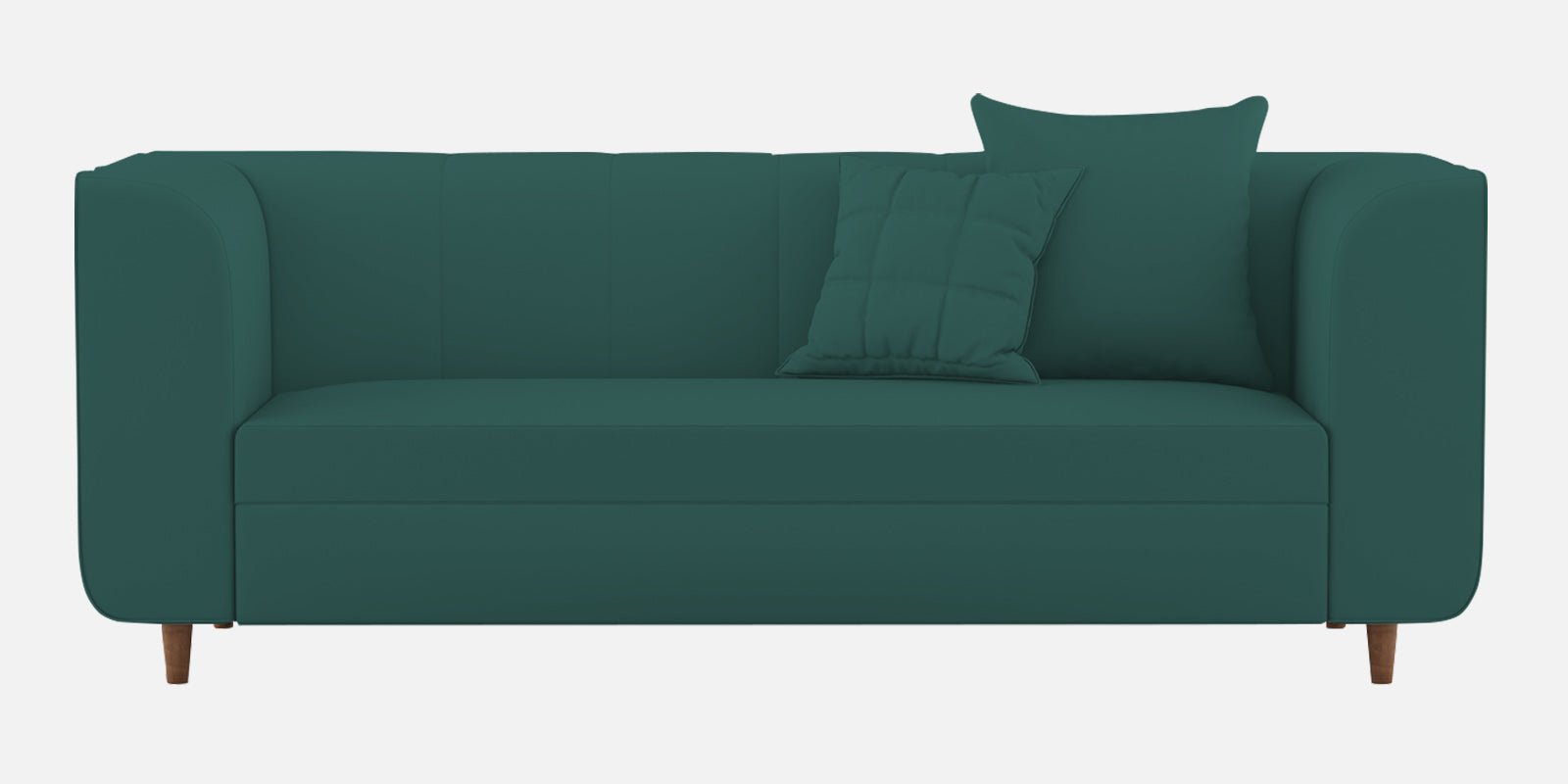 Sumo Velvet 3 Seater Sofa In Pine green Colour - Febonic Living