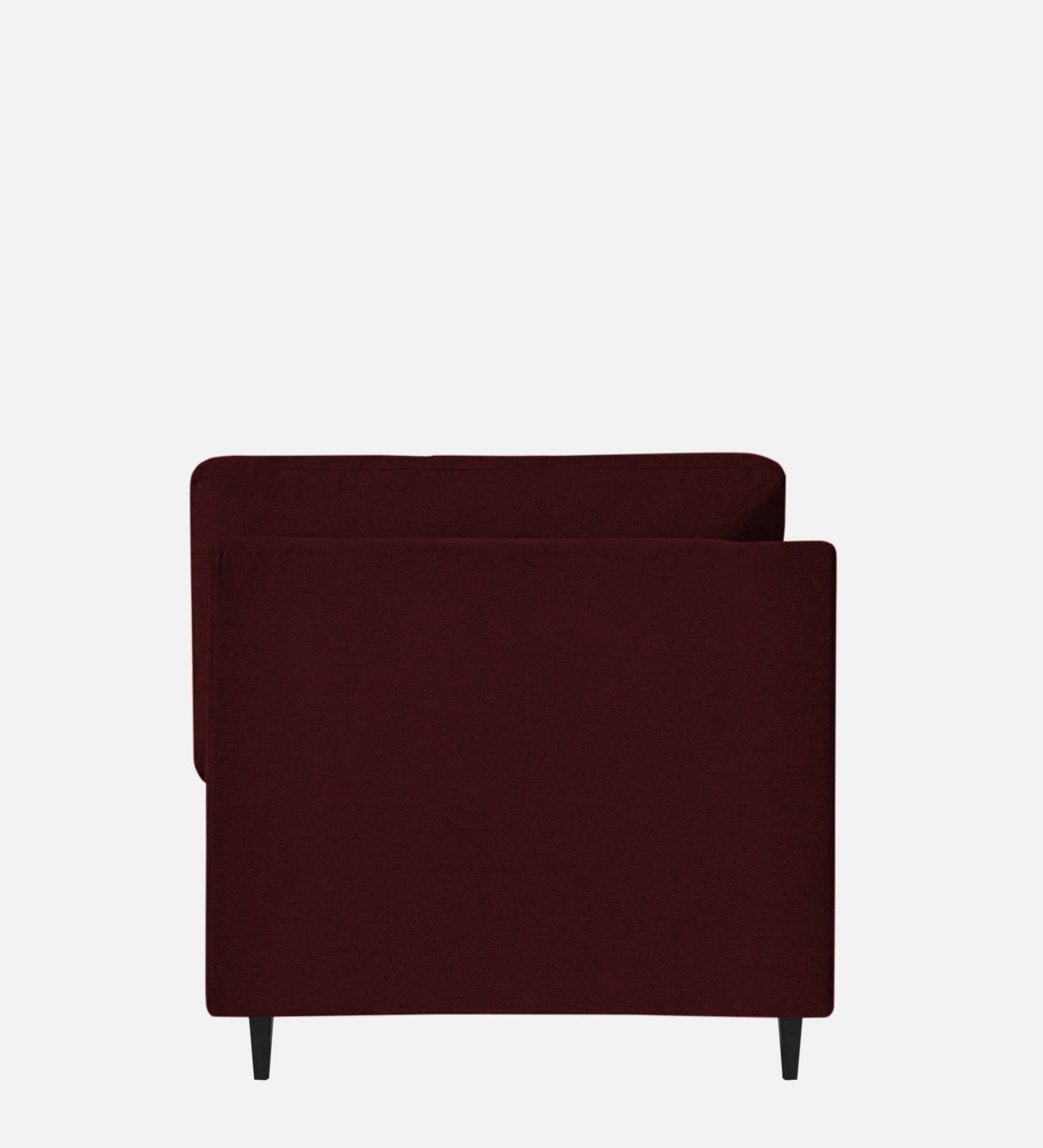 Jonze Velvet RHS Chaise Lounger In Dark Maroon Colour - Febonic Living