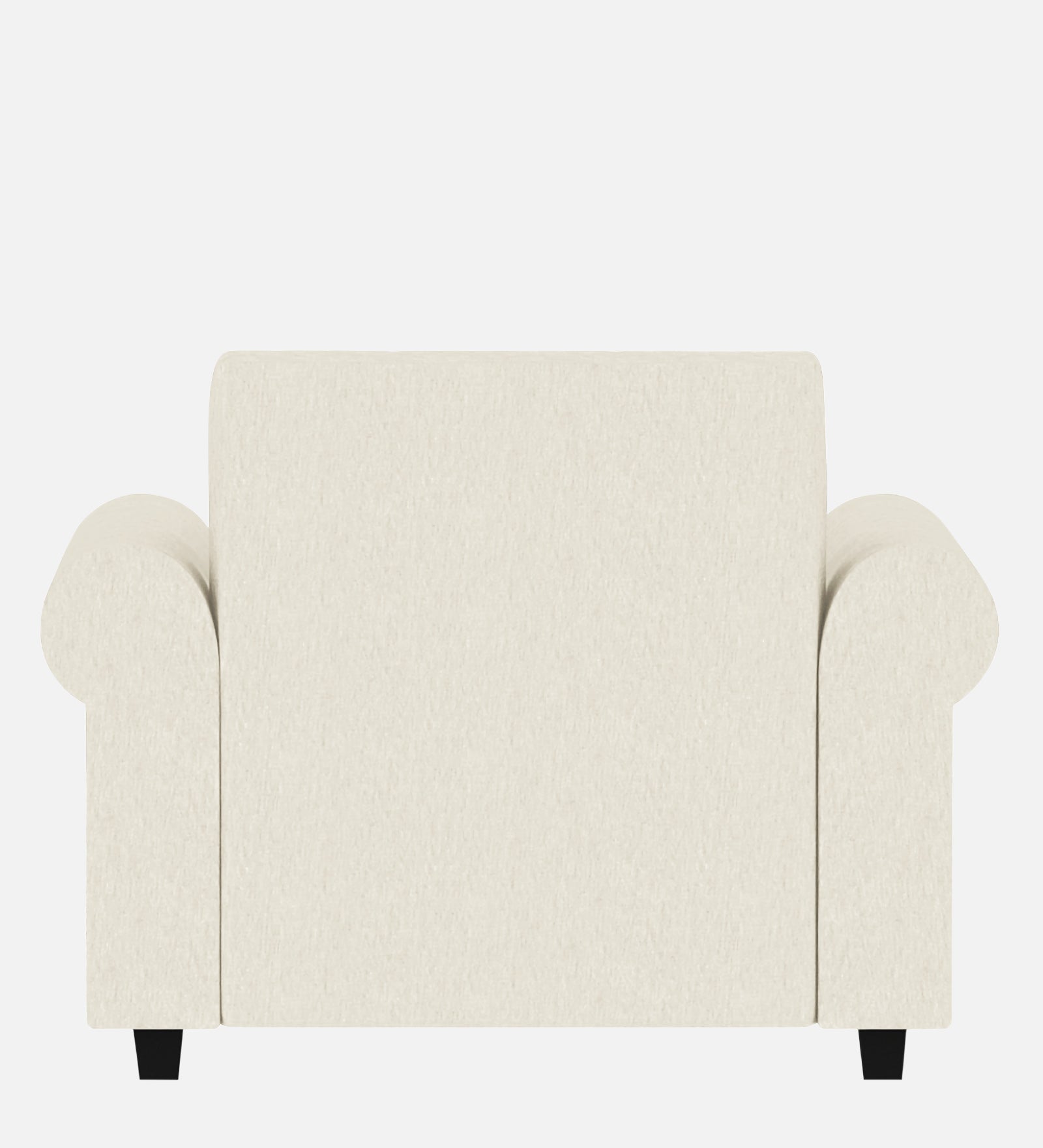 Derado Fabric 1 Seater Sofa In Ivory Cream Colour - Febonic Living