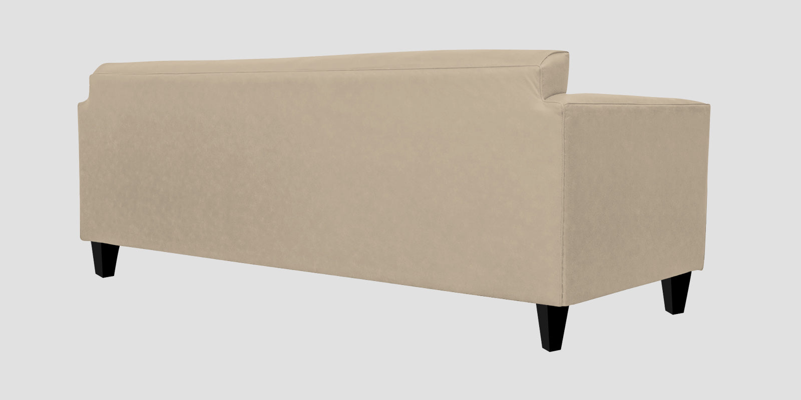 Convi Leatherette 3 Seater Sofa In Marble Beige Colour - Febonic Living