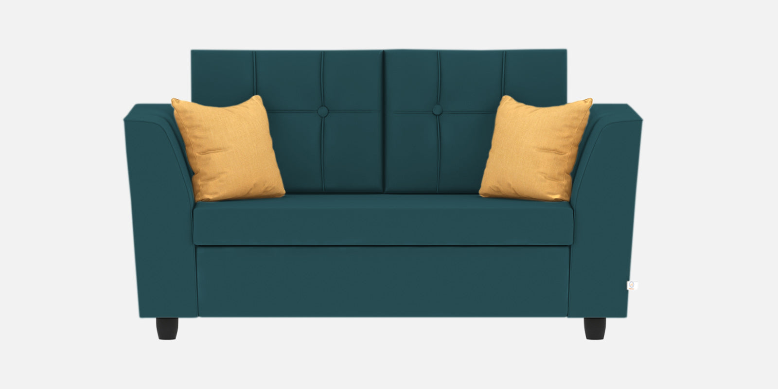 Nestin Velvet 2 Seater Sofa In Arabian Green Colour - Febonic Living