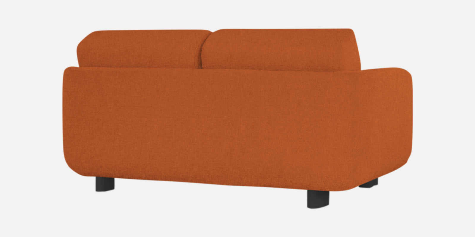 Varu Fabric 2 Seater Sofa In Vivid Orange Colour - Febonic Living