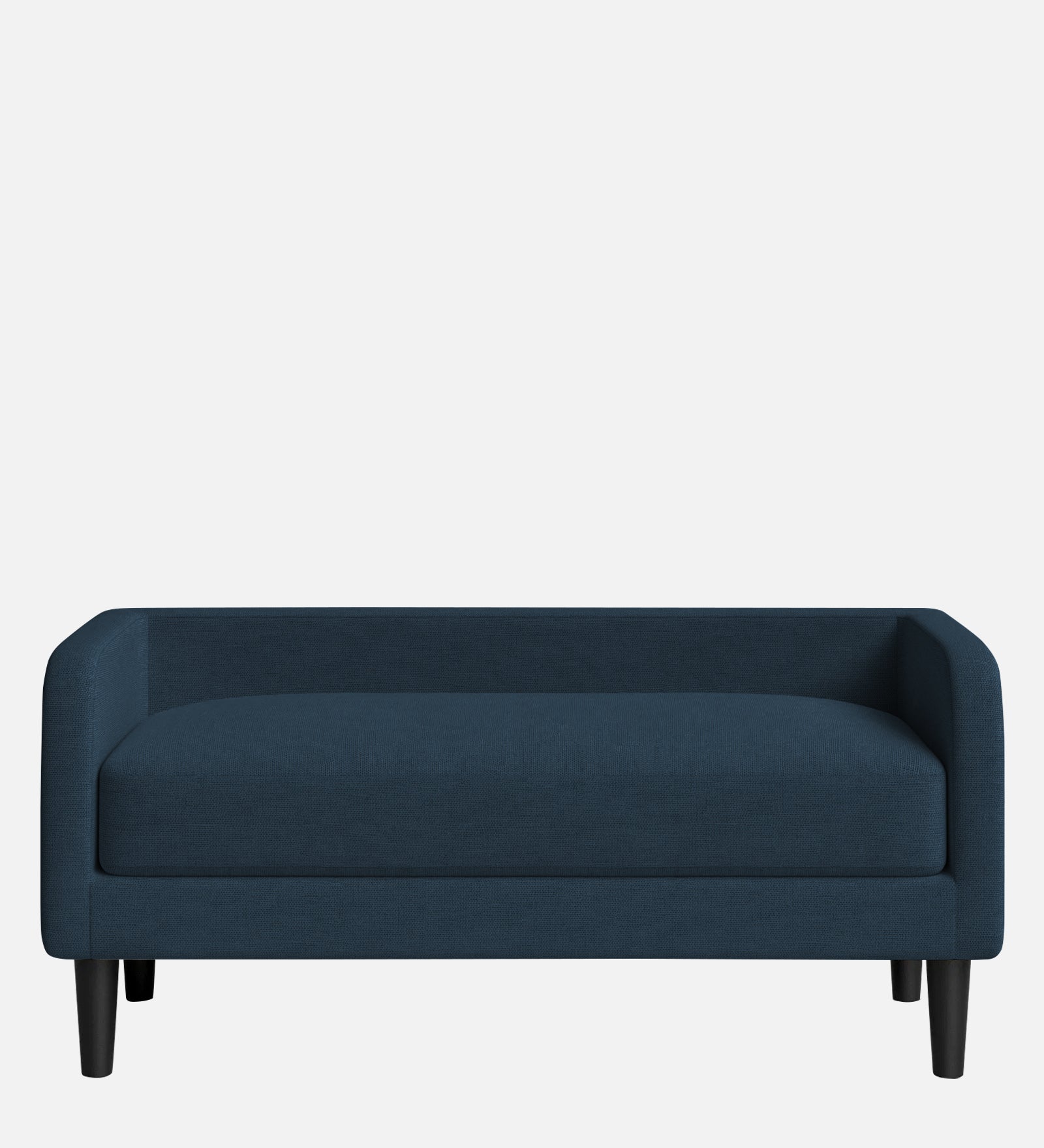 Maya Fabric Bench In Light Blue Colour - Febonic Living