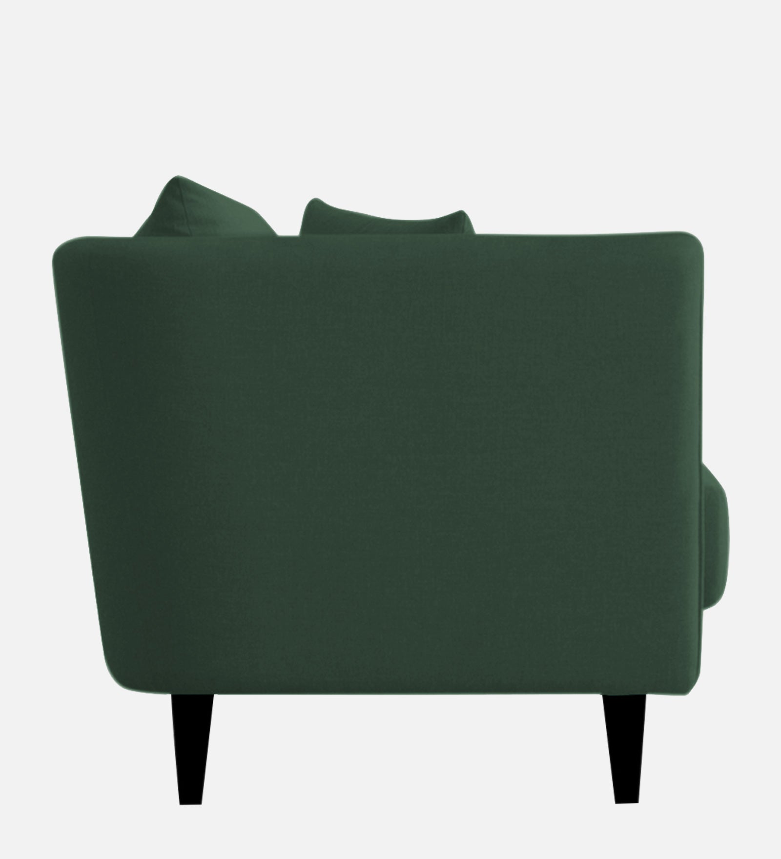 Norway Velvet 1 Seater Sofa In Amazon Green Colour - Febonic Living