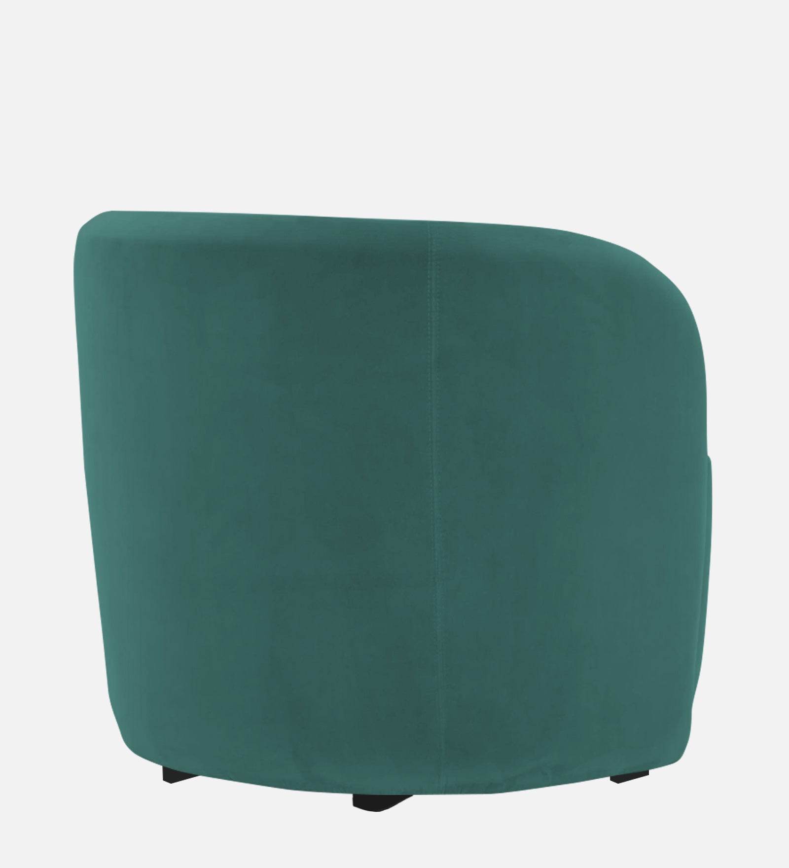 Lucky Velvet Wing Chair In Pine Green Colour - Febonic Living