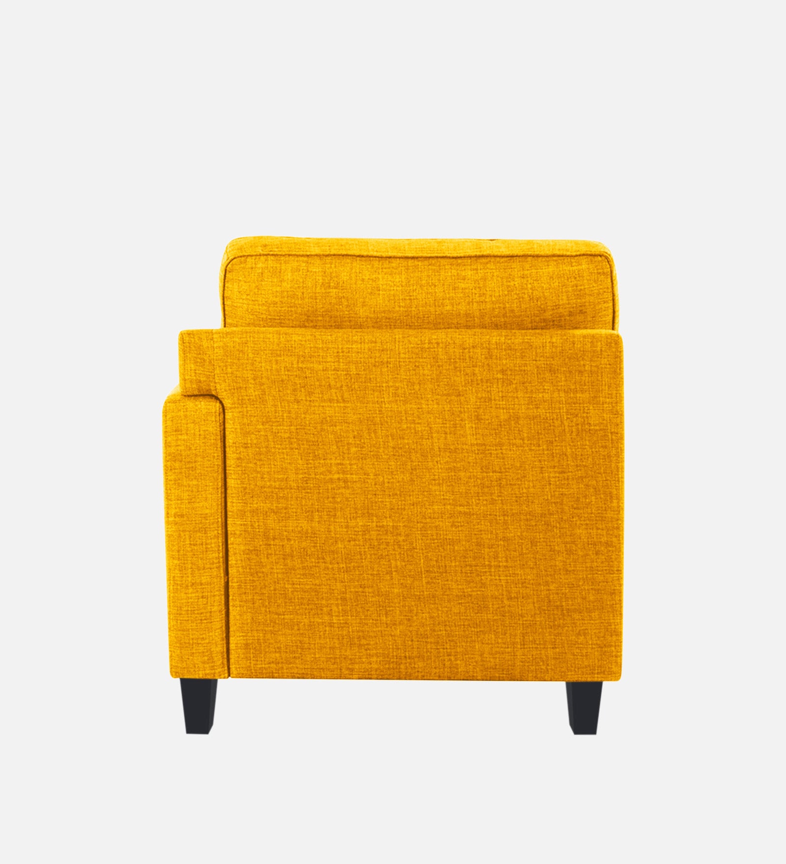 Harry Fabric RHS Chaise Lounger In Bold Yellow Colour - Febonic Living