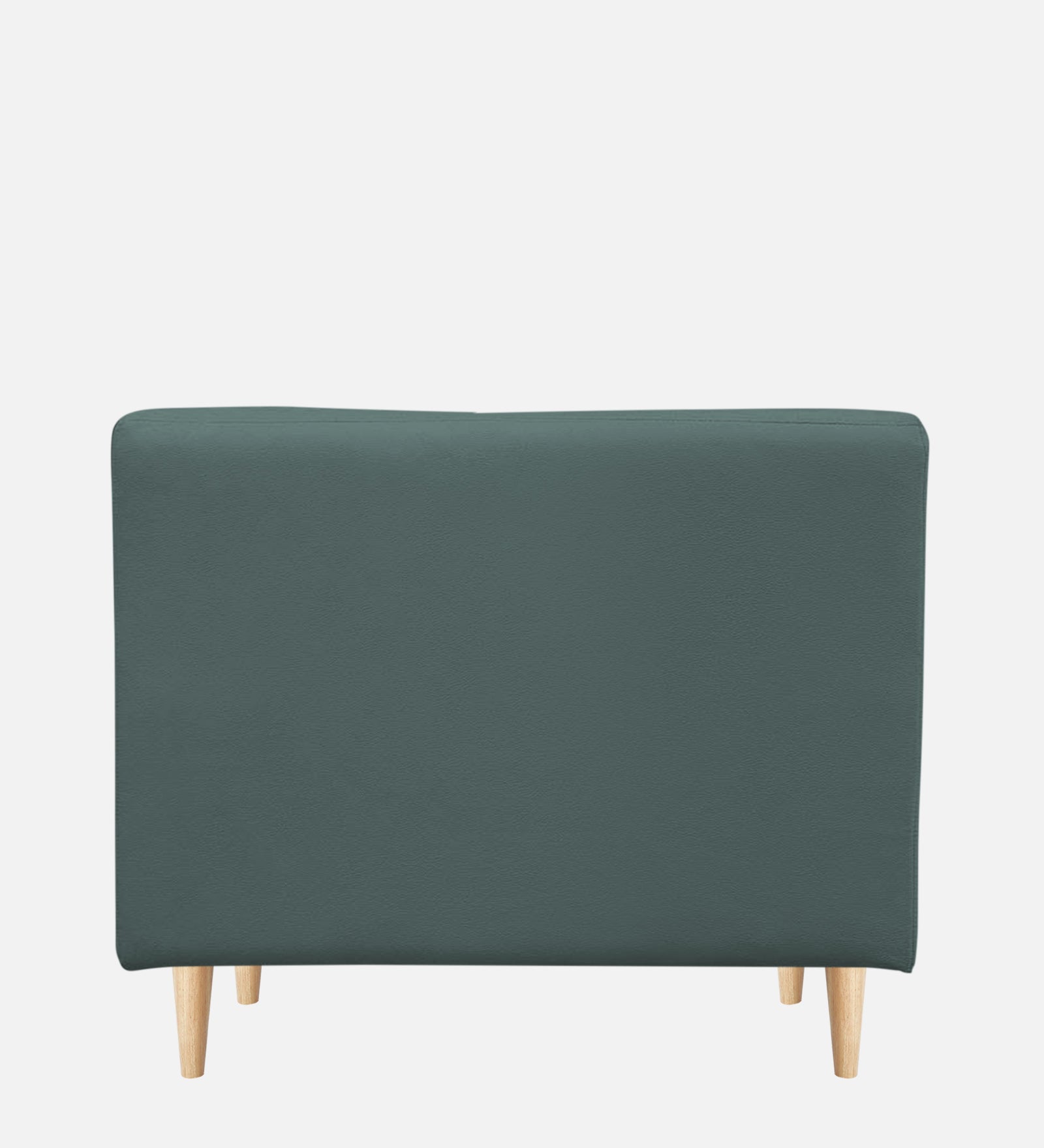 Woody Fabric 1 Seater Sofa in Pista Green Colour