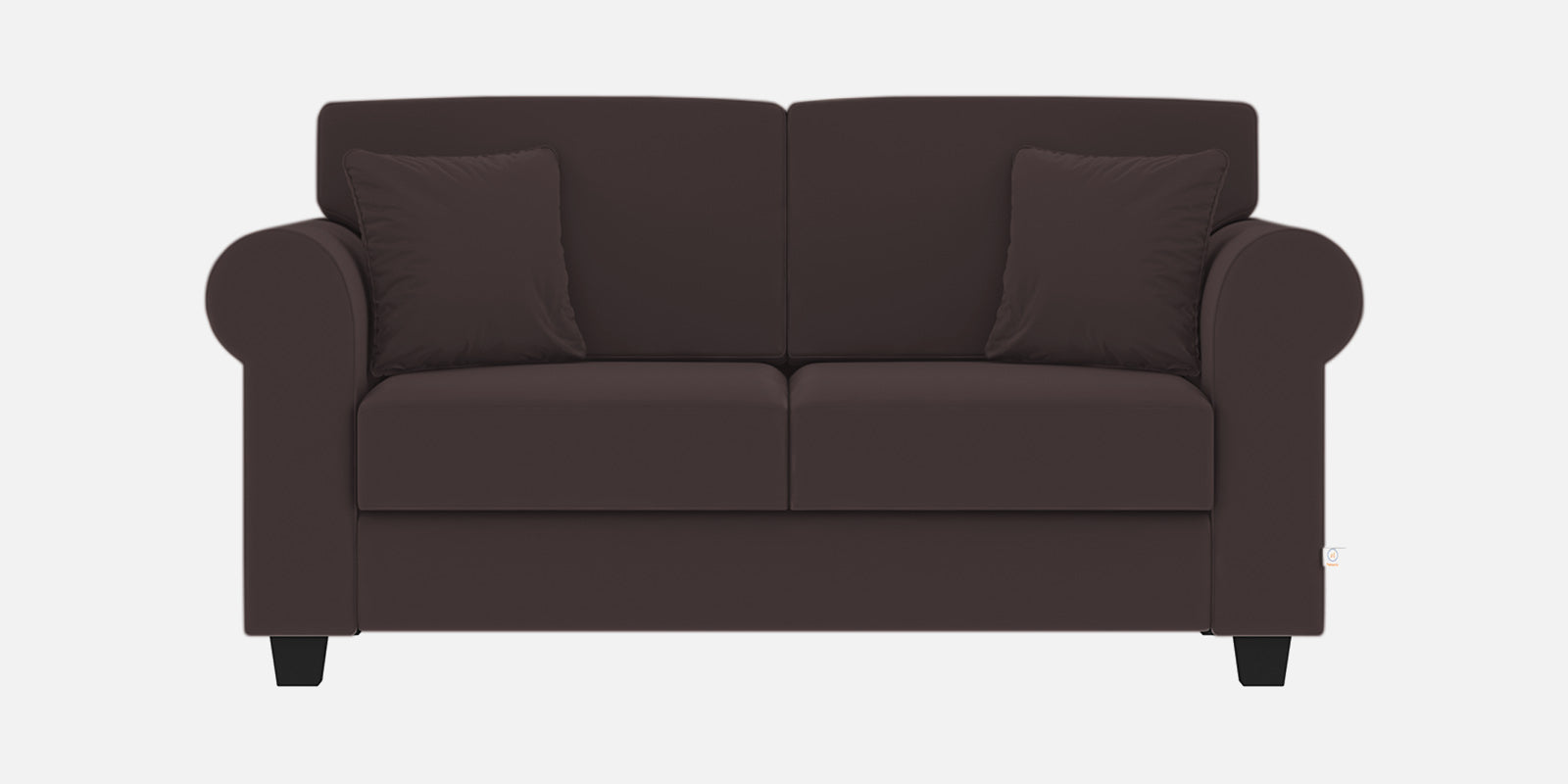 Numonk Velvet 2 Seater Sofa In Mocha Brown Colour - Febonic Living