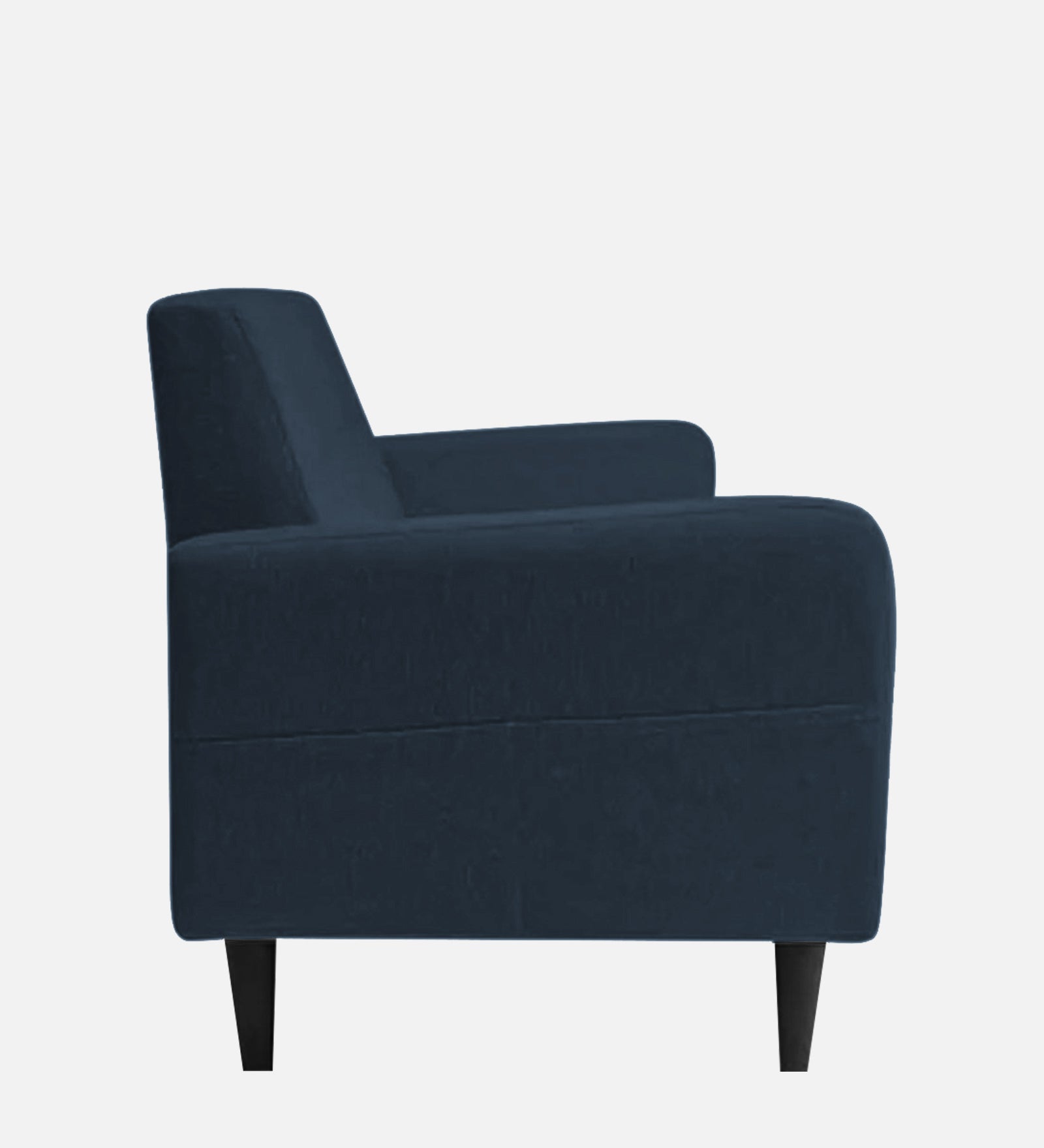 Marq Fabric 1 Seater Sofa In  Denim Blue Colour - Febonic Living