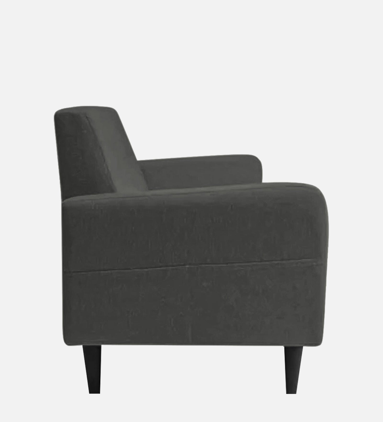 Marq Fabric 1 Seater Sofa In Charcoal Grey Colour - Febonic Living