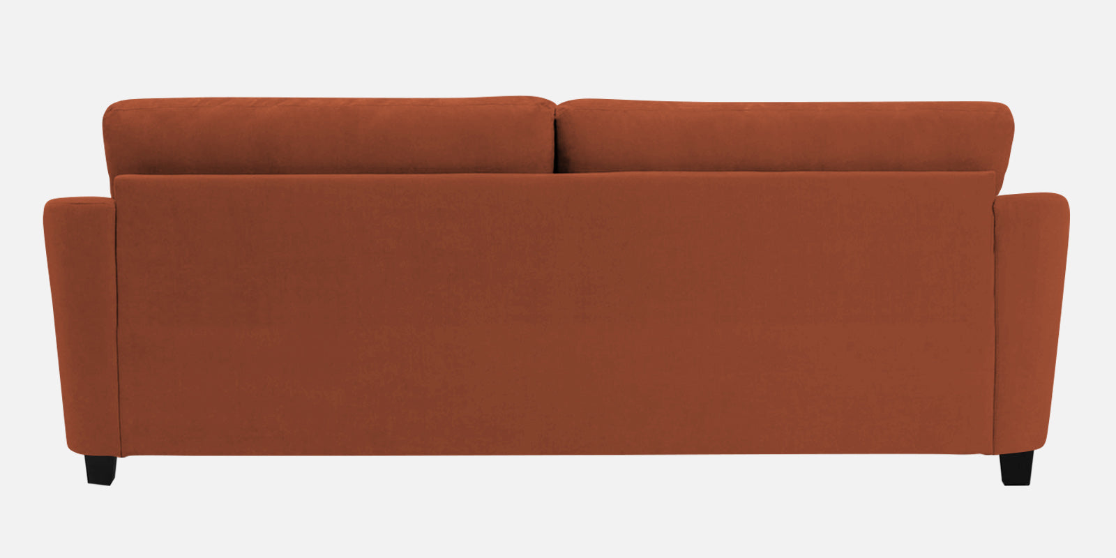 Mulan Fabric 3 Seater Sofa In Royal Orange Colour - Febonic Living