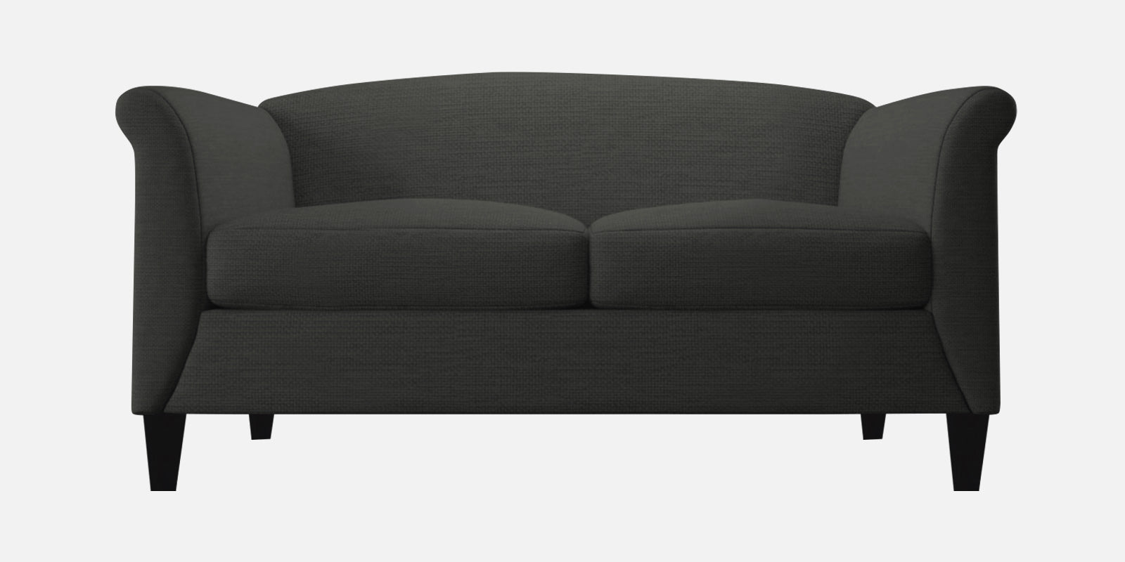 Kimber Fabric 2 Seater Sofa In Charcoal Grey Colour - Febonic Living