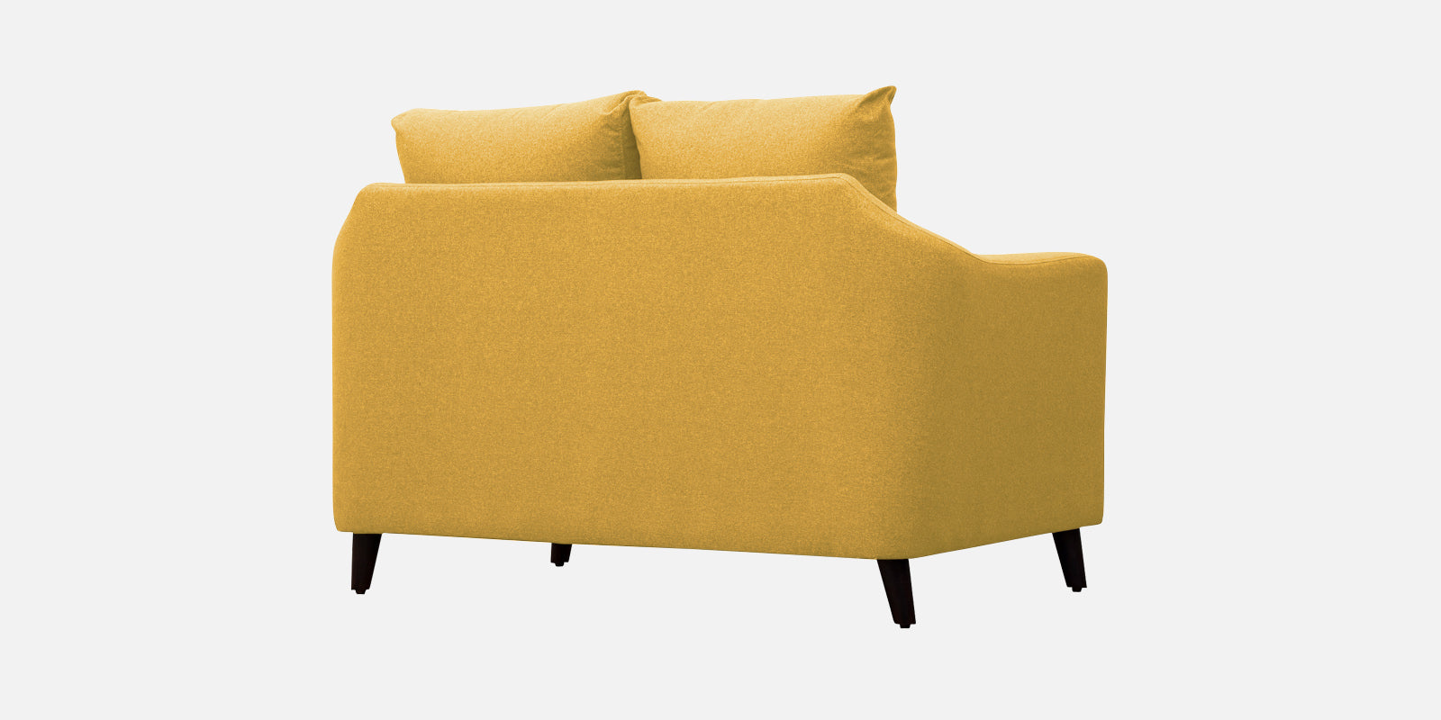 Kevin Fabric 2 Seater Sofa In Bold Yellow Colour - Febonic Living