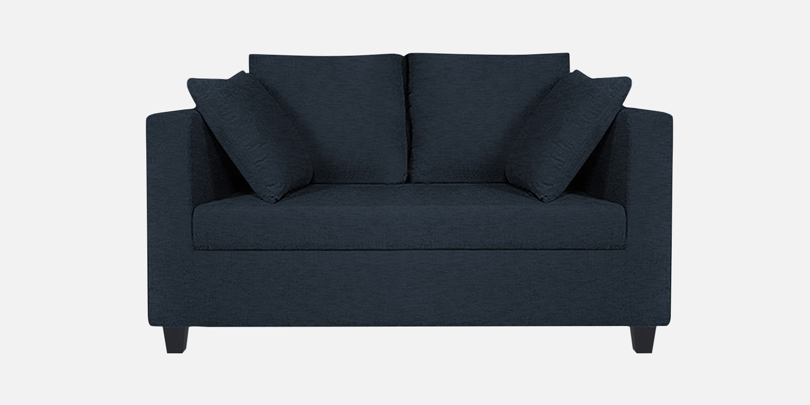 Nuska Fabric 2 Seater Sofa In Denim Blue Colour - Febonic Living
