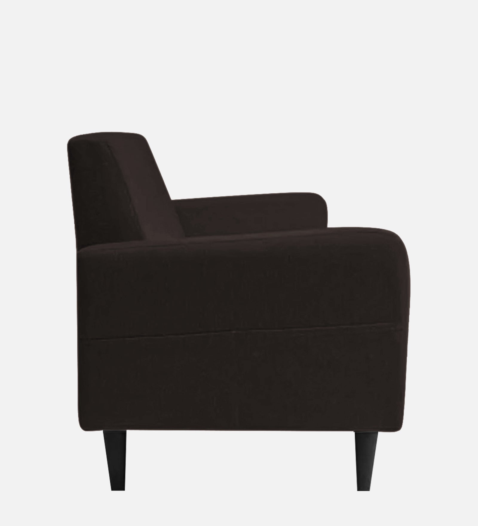 Marq Fabric 1 Seater Sofa In Cara Brown Colour - Febonic Living